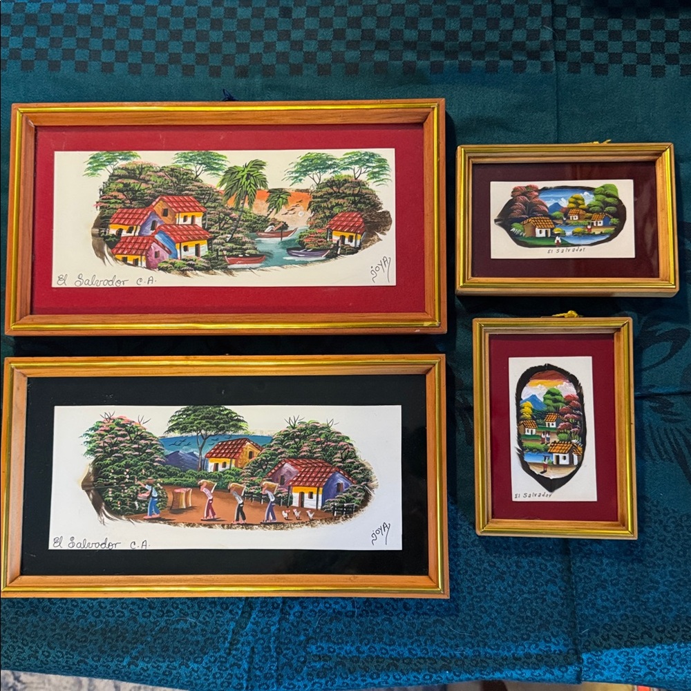Colorful Framed Art Set